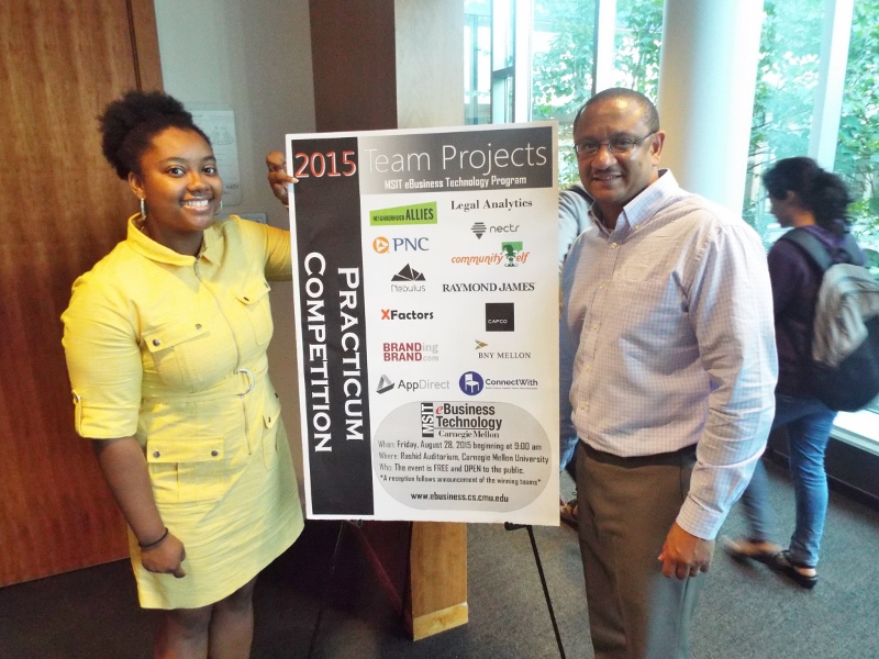 Project HOPE competes at the eBusiness Technology Practicum Competition