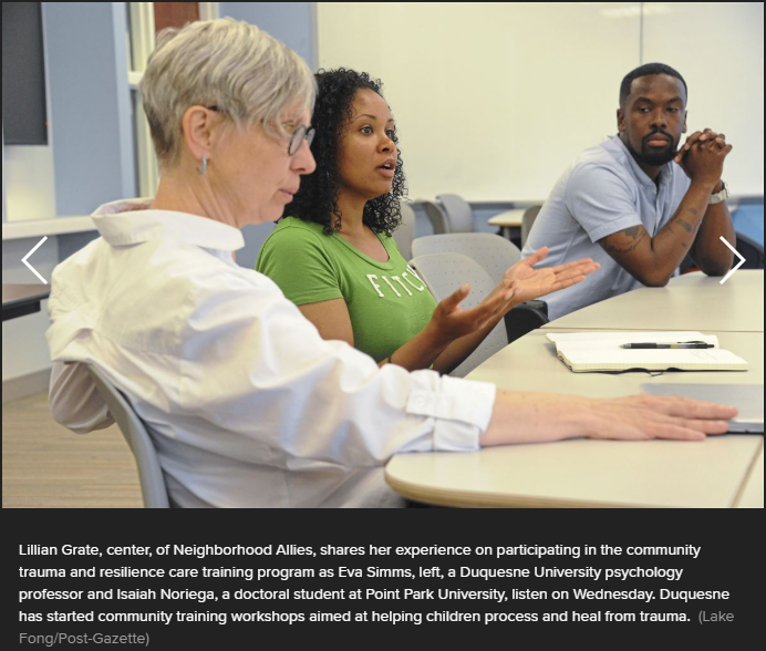 Media Coverage | ‘In the trenches’: Team led by Duquesne U. helps after-school programs tackle childhood trauma